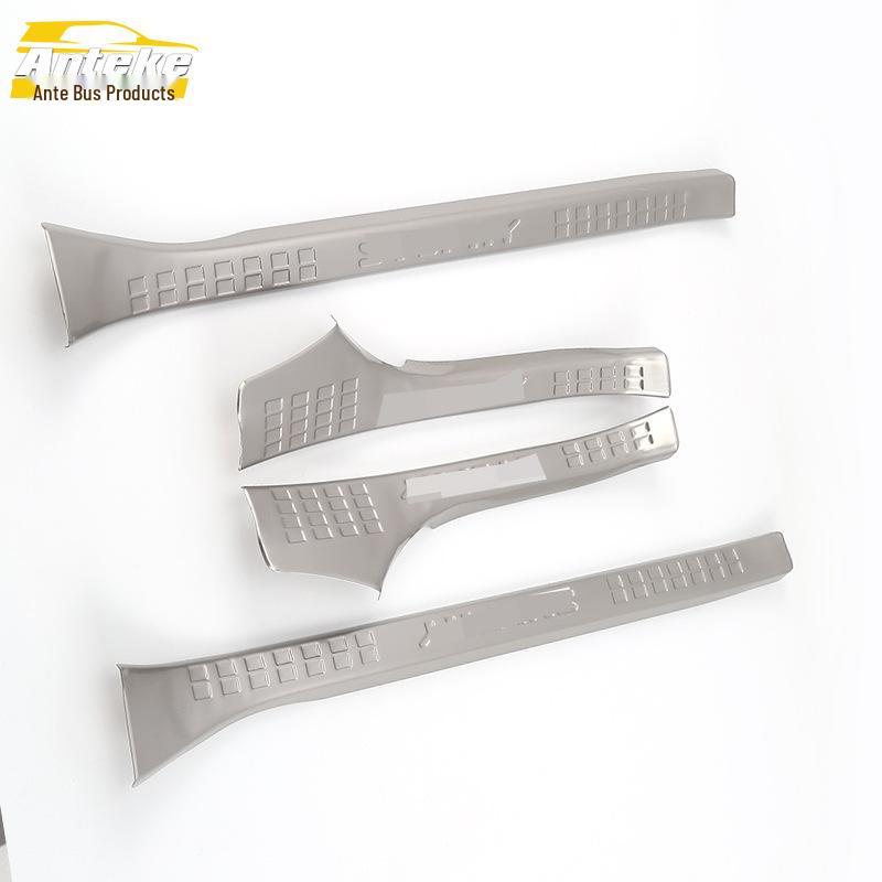 Old Sylphy Sill Strip: Stainless Steel Bumper Welcome Pedal Anti-Scratch Scuff Trim Sticker
