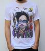 Tim Burton T Shirt +his Characters Beetlejuice Skellington Willy Wonka Red Queen