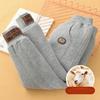 Autumn and Winter Boys Girls Padded Plush Velvet Trousers Big Kids Extra Thick Lamb Wool Warm Snow Pants Children Thick Cotton Pants