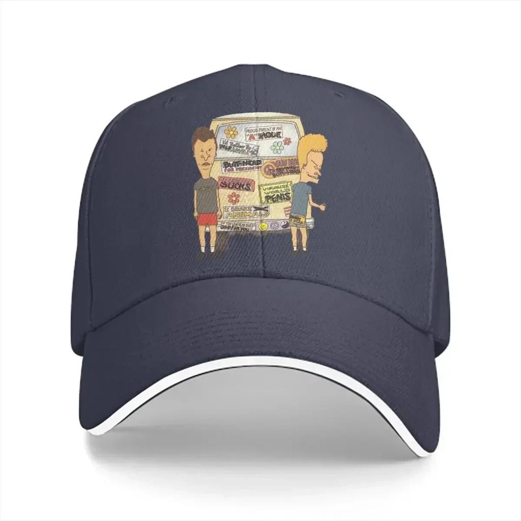 Cappelli da Papà a Colore Puro Cappello Casual da Campeggio Berretti con Visiera Cappellino con Visiera Beavis and Butthead