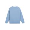 Li-Ning Sports Trend Series Embroidered Letter Pullover Sweatshirt Unisex Tops Soft-Grey Blue AWDS927-1