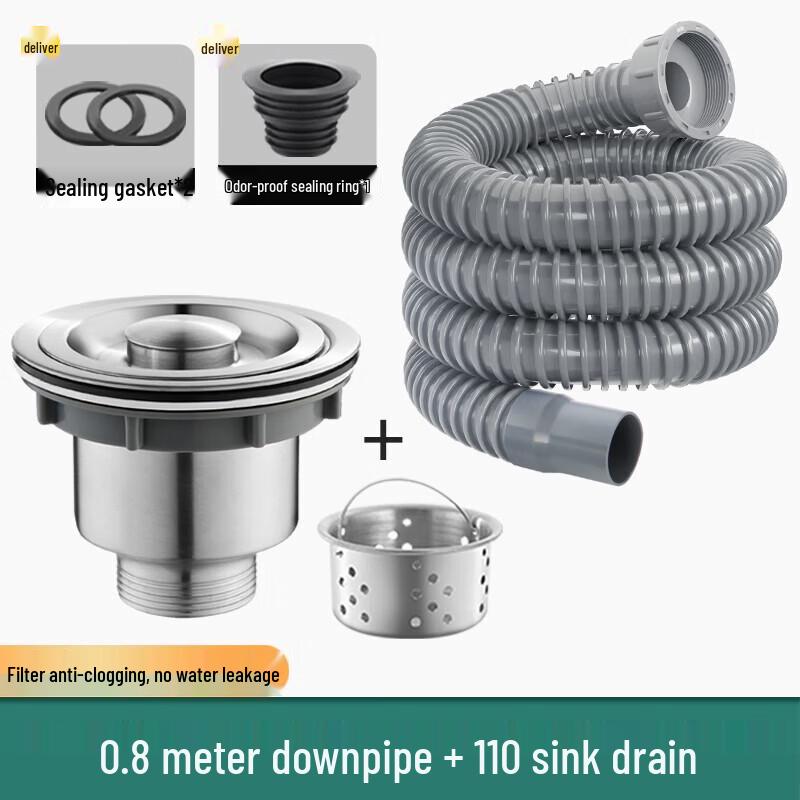 Kitchen Sink Drainer and Hose Set