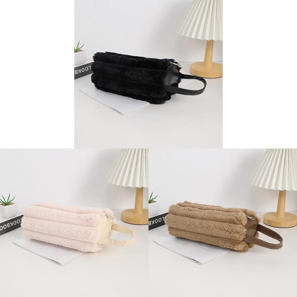 Japanese Plush Pencil Case With Large Capacity For Girls And Students