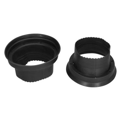 2pcs Audio Loud Speaker Waterproof Cover Mount Adapter Pad Insulation Silica Gel Protection