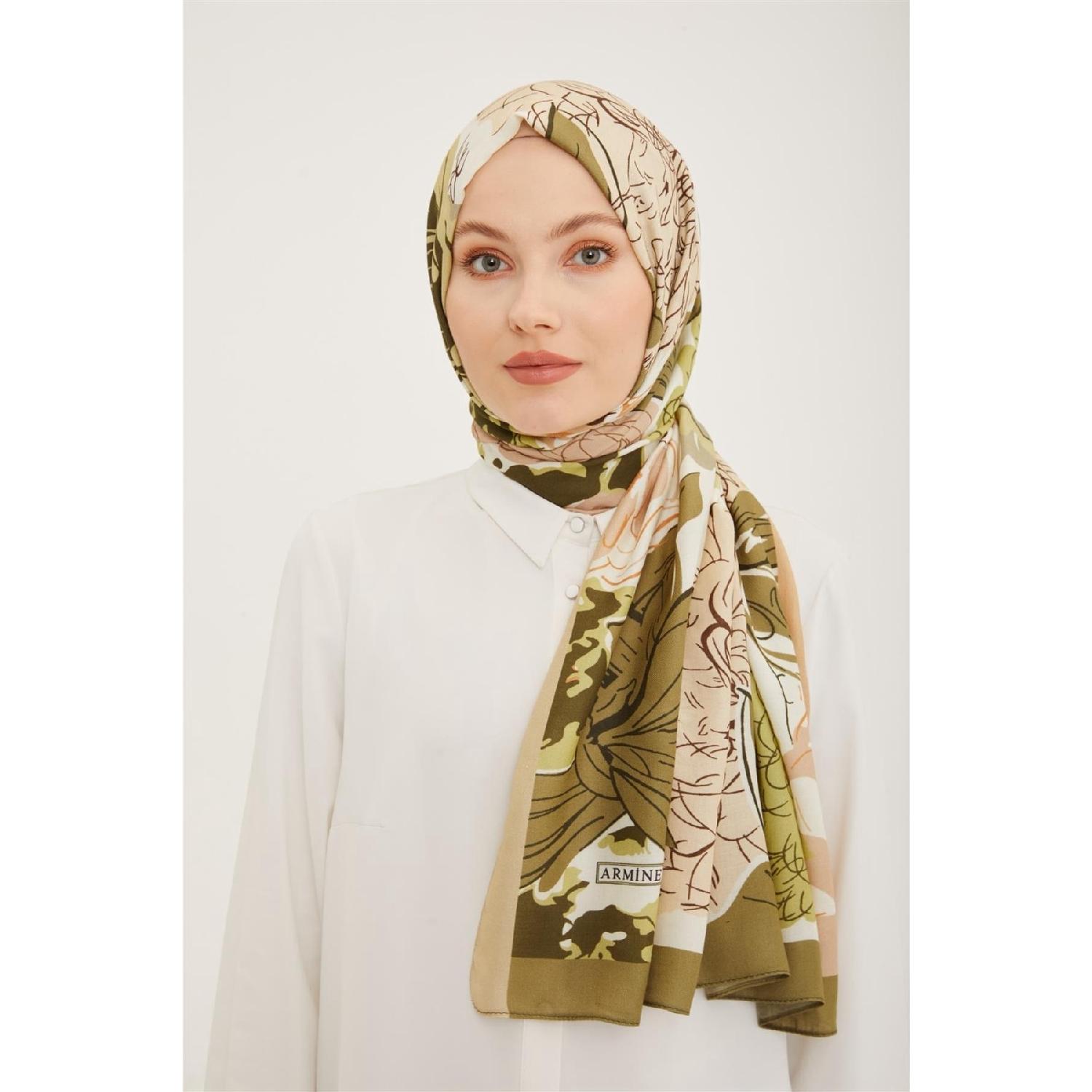 

Трендовый узор батик 077-046 Шаль-22