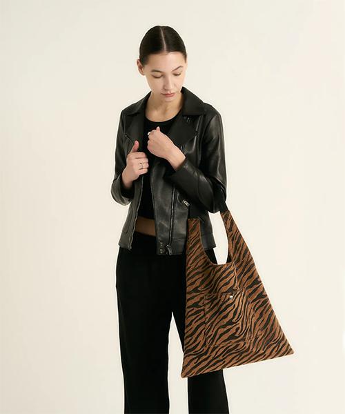 Stylehan Zebra Shopper Bag Bronze Gold