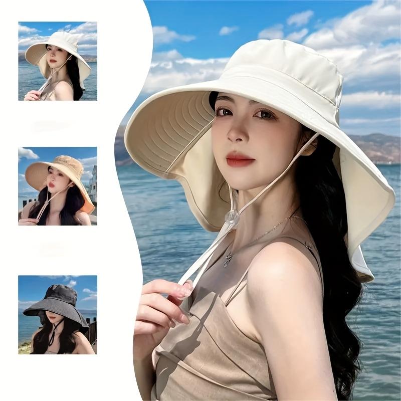 

[Stylish Sun Hat] Lightweight Breathable | Adjustable Drawstring, Perfect for Outdoor Activities & Casual Wear фіолетовий