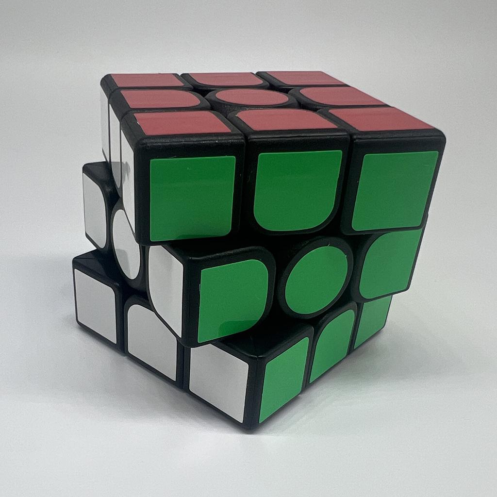 Magic Cube 3x3x3 Black Conventional Sticker Stress-relieving Puzzle Professional Smooth Speed Game Children's Toy Gift