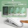 Dual Head LED Desk Lamp Foldable Eye Protection Dimmable Reading Light USB C Rechargeable Battery Lamps for Bedroom Dorm Study