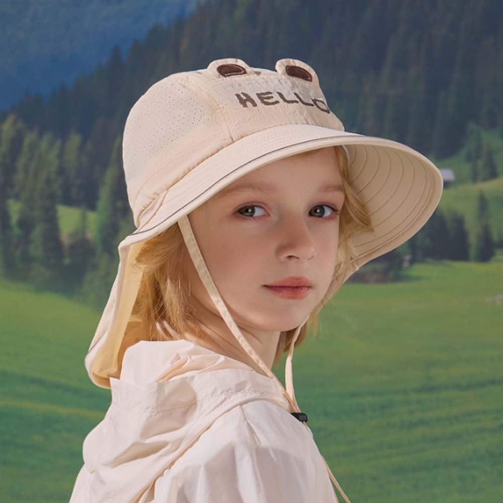 

Вітрозахисна шапка на шнурку Капібара Капелюх рибалки Водовідштовхувальна Мультяшна Сонцезахисна Панама Весна хакі