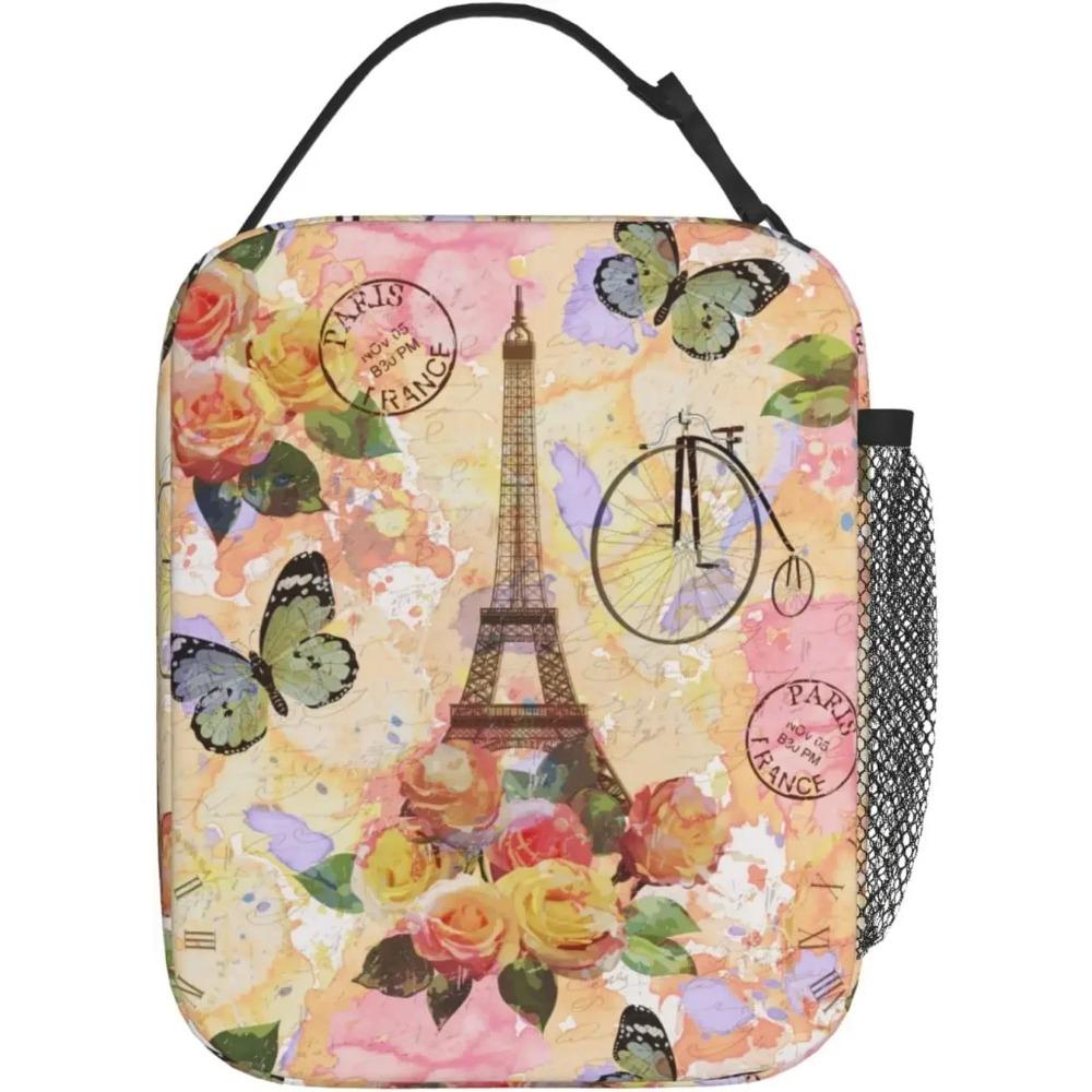 Tower I Love You Insulated Lunch Bag Funny Reusable Portable Meal Tote Box for Women and Men for Office Travel