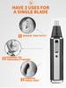 Men's 4-in-1 Electric Grooming Set: Nose, Sideburns, Eyebrow Trimmer & Shaver