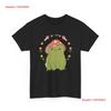 Kawaii Frog Mushroom Hat T Shirt Cottagecore Lovers Vintage Versatile Homme Designer Clothes