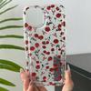 Summer Floral Rose Printed Phone Cases for Samsung S24 S23 Ultra S22 Plus S21 FE A53 A52S A14 A15 A54 A55 Airbag Anti-Drop Cover