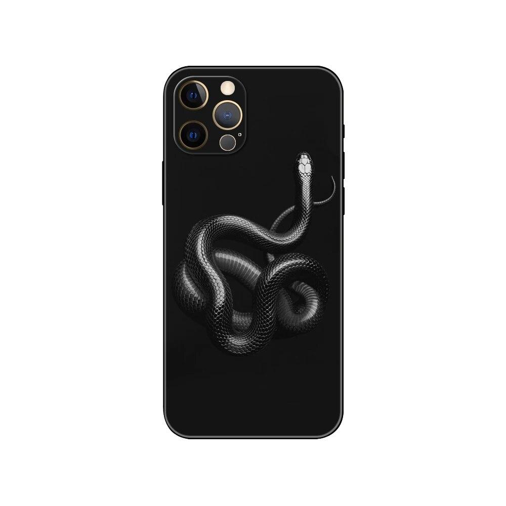 Horror Animal Cobra Phone Case For iPhone Samsung Galaxy Redmi Xiaomi Oppo OnePlus Note S A 7 8 9 10 11 12 13 14 20 21 22 23 53 54 Pro Max Plus Ultra
