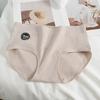 Women's Summer Cotton 7A Cotton Cotton Antibacterial Crotch Non Scratch Hip Mid Waist Briefs