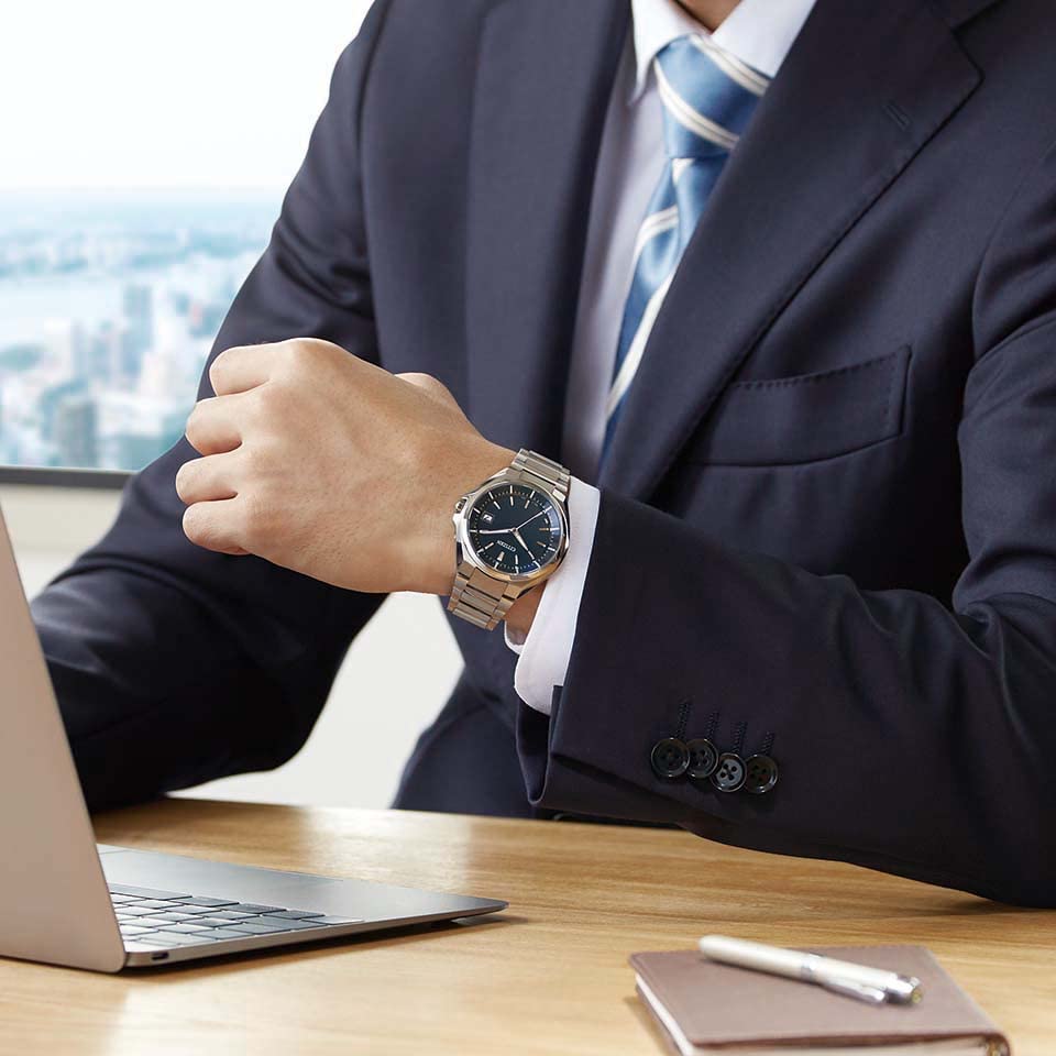 Citizen ATTESA Eco-Drive Men's Watch, CB3010-57L, Radio-Controlled, with Radio Reception In Japan, China, the US, and Europe