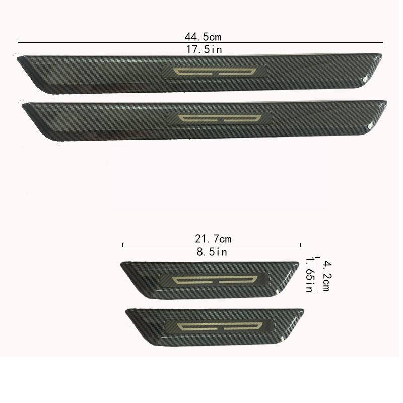 Blister-Resistant Car Door Sill Protector Anti-Stepping Sticker for SPORT.