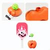 Pickleball Paddle with Ball and Base for Beginner Family Kids Indoor Outdoor orange