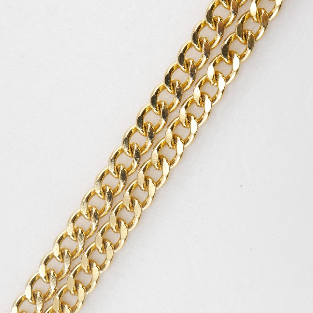 Dior ChainShoulder Shoulder Bag Honeycomb Pattern vintage black Nylon canvas Women Used