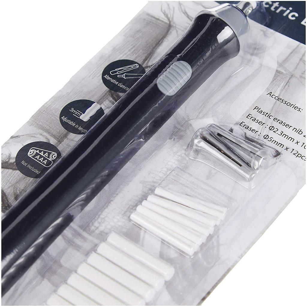 Artme Electric Eraser 22 Refills and Students Eraser/Automatic - (2.3mm 5mm) - Sketching, Architects, Engineers,