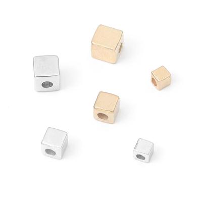 Cube Plastic CCB Spacing Beads For Jewelry Making DIY Bracelet Necklace