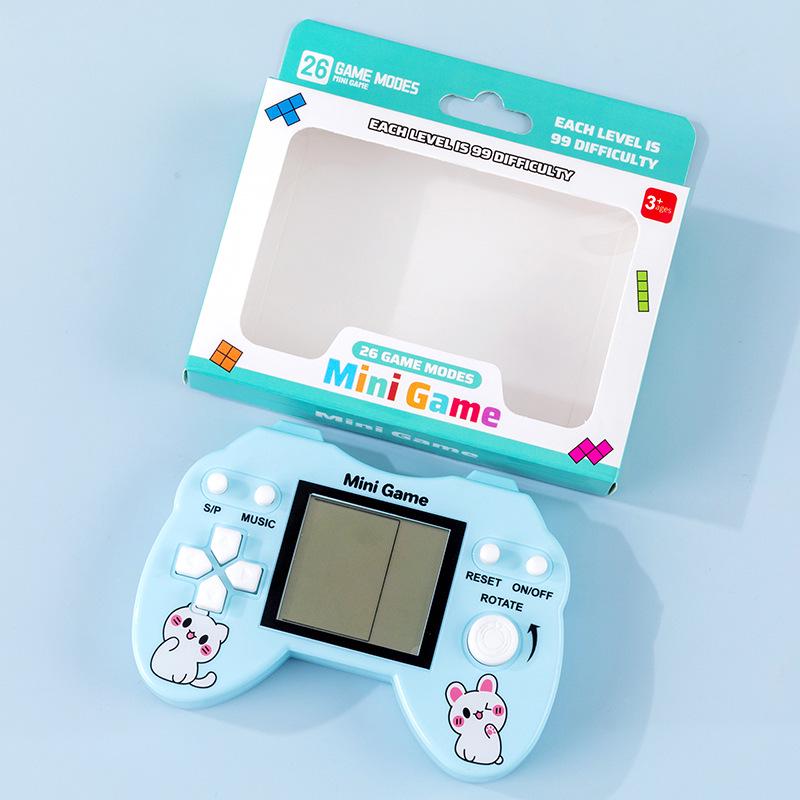 Classic Retro Handheld Tetris Game Console for Kids