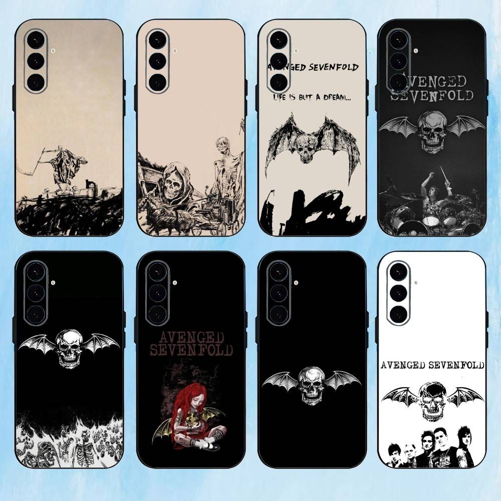 Avenged S-Sevenfold R-Rock Phone Case For Samsung Galaxy A73,A72,A71,A70,A53,A52,A51,Others Soft Black Cover