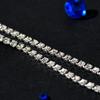 1 rulle Klo Strass Kristall Tofs Gör-det-själv Kläder Örhänge Tillbehör Pärlor Diamant Strass Kedja