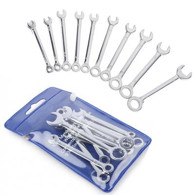 SZSL Mini Wrench Set with Wrenches Suitable for Various Maintenance Includes Storage Slim and Ideal for Furniture and Auto Repair Ultra-Thin Set,