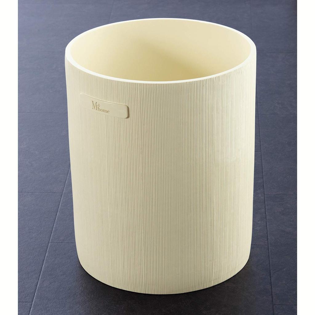 Senko Laurea Diameter 24 x Height 86234 M+home Dustbin, Ivory, Approx. 29.5 cm,