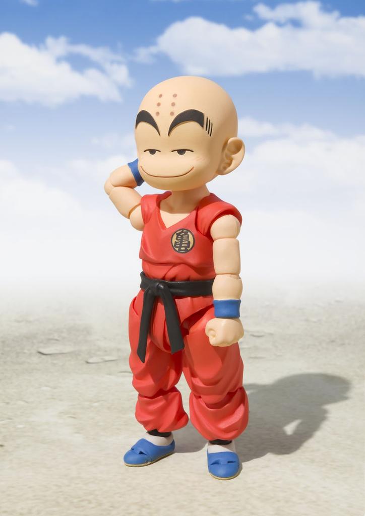 TAMASHII NATIONS Dragon Ball Krillin Youth 100mm ABS PVC Painted Movable Figure S.H.Figuarts - - Approx. &