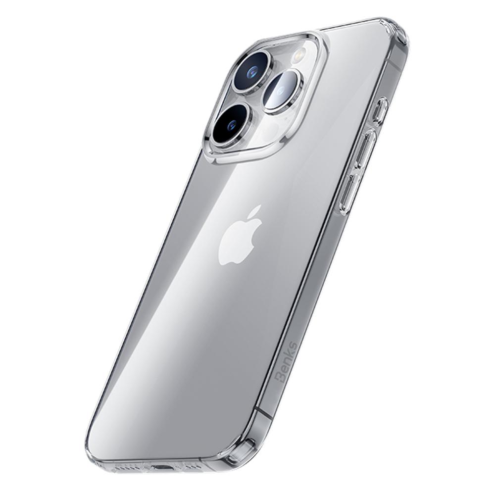BENKS For iPhone 16 Pro Case TPU Frame Acrylic Back Transparent Phone Cover
