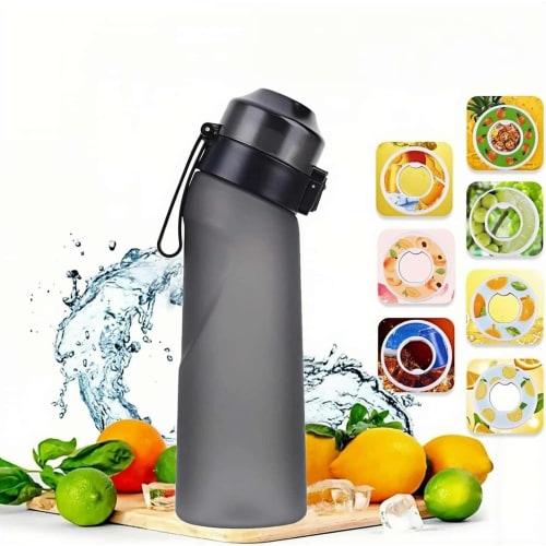 Air Water Bottle, Flavored Bottle, Flavor-Changing Water Bottle, 650ML Fruit Fragrance Water Bottle, BPA-Free Sports Air Water Bottle Set, Flavor-Chan