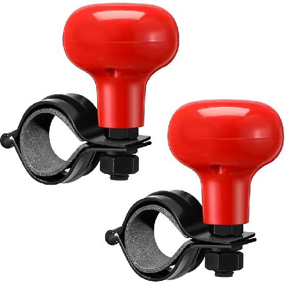 Tallew 2 Pieces Steering Wheel Knob Spinner Suicide Knobs Steering Wheel 360 Degrees Rotation Tractor Accessories For Cars, Trucks, Tractors,