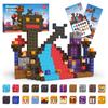 Magnetic Building Blocks World Cube DIY Puzzle Magnet Toy Set MC Style Gift for Kids
