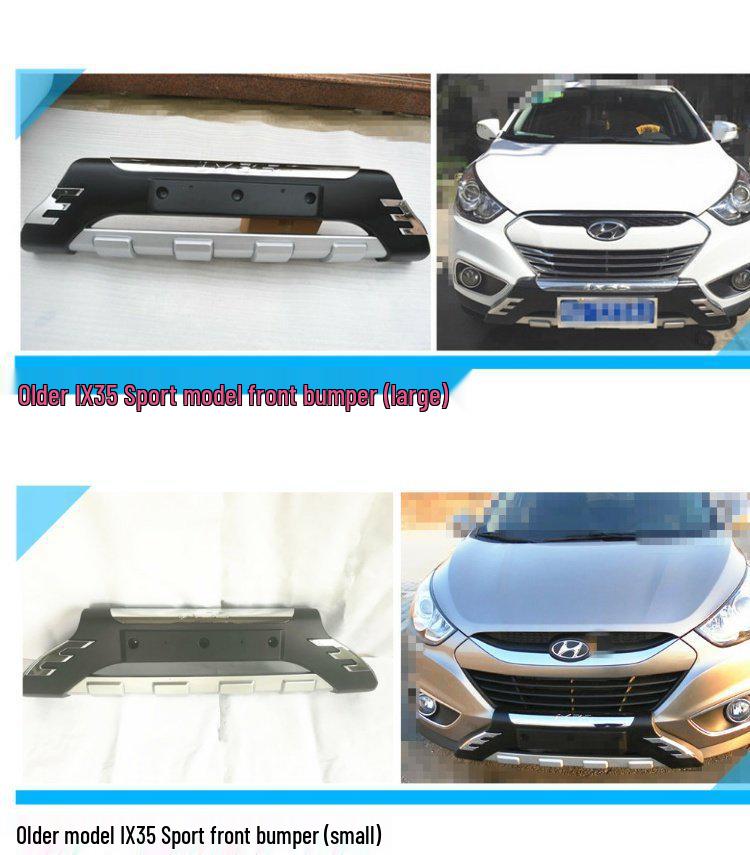 Hyundai ix35 Stoßstangenschutz (2010-2017): Spezifische Vorder- und Hinterradmodifikationen