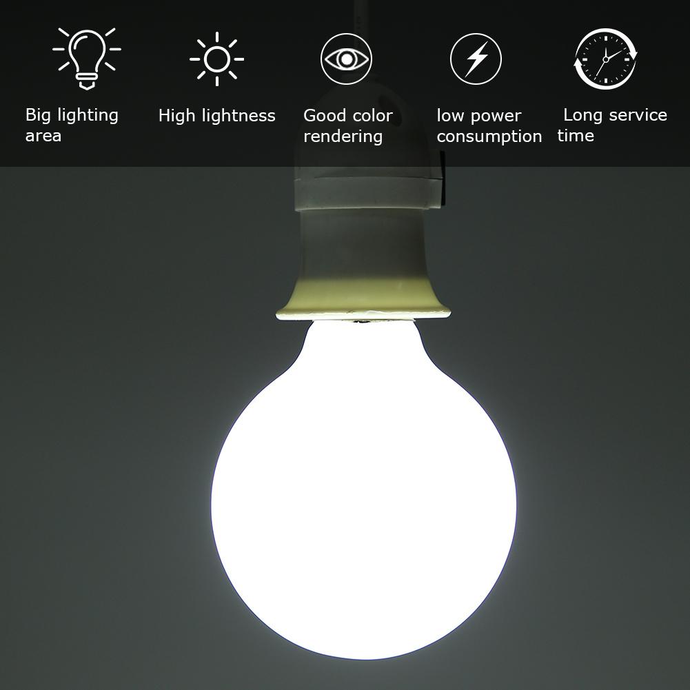 7W E27 Base Energy saving Lamp G80 Home Office Light Decor  LED Bulb AC 220V(Cool White)