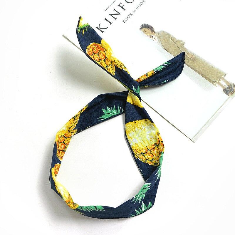 Damen Cross Einfarbig Haarbänder Mädchen Print Blume Stirnbänder Mode Turban Make-up Haarschmuck