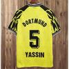 Retro Fußballtrikot Herren Damen Erwachsene Fußballhemd Vintage Dortmund BVB Klassische Trikots Riedle Muller Sammer Haaland