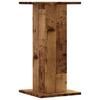 Speaker Stands (2 Pcs) Vintage Wood Look 30 X 30 X 60 Cm