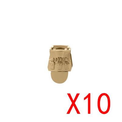 MOC City Building Blocks Weapons Accessories Special Forces Tactical Vest Armor Body Figure Helmet Equipment Pack Brick K062