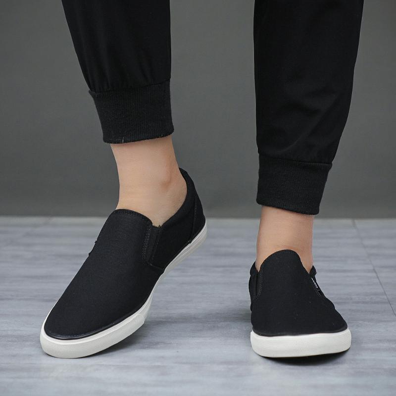 Fashion Men Canvas Shoes Spring Fashion Korean Trend Man Vulcanized Shoes Lace-up White Casual Shoes Men Sneakers Tenis Masculino BM-007