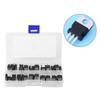 60pcs 10 Values L7805CV LM317t Transistor Assortment Kit Set With Storage Box