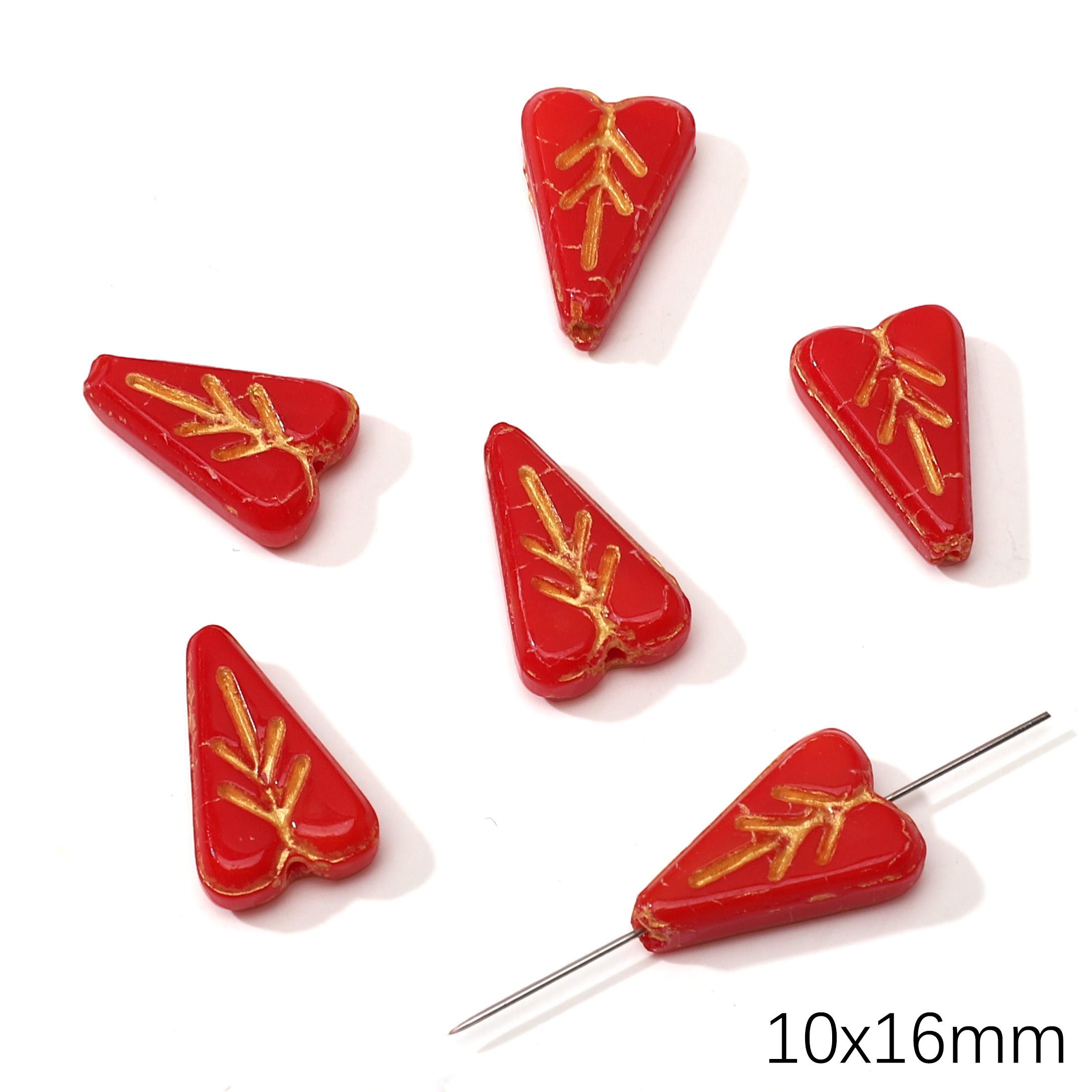 

1-20 шт. Скляні чеські намистини, розсипні намистини-роздільники для виготовлення ювелірних виробів, DIY браслет, намисто 10x16mm 1pc