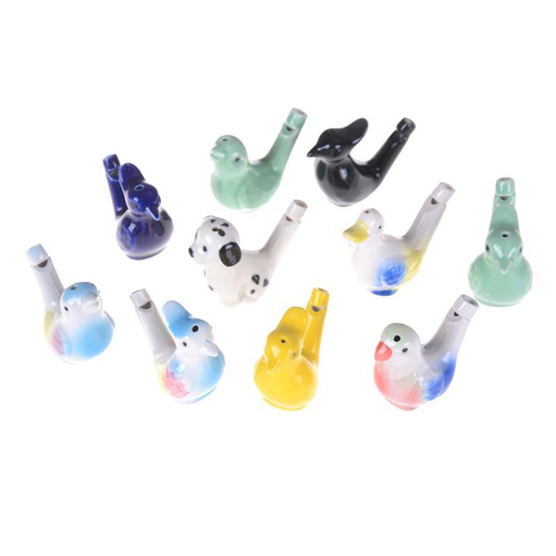 Ceramic Bird Whistle Vintage Style Water Warbler Novelty Child