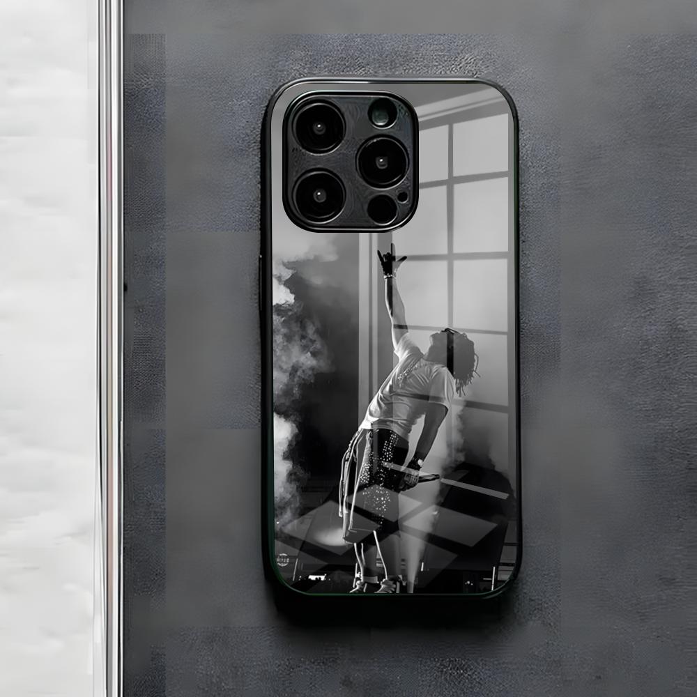 Rapper Matue 333 Phone Case For IPhone 17 Air 16 E Pro Max 15 14 13 Mini 12 Pro 11 Max Plus Black Glass Cover