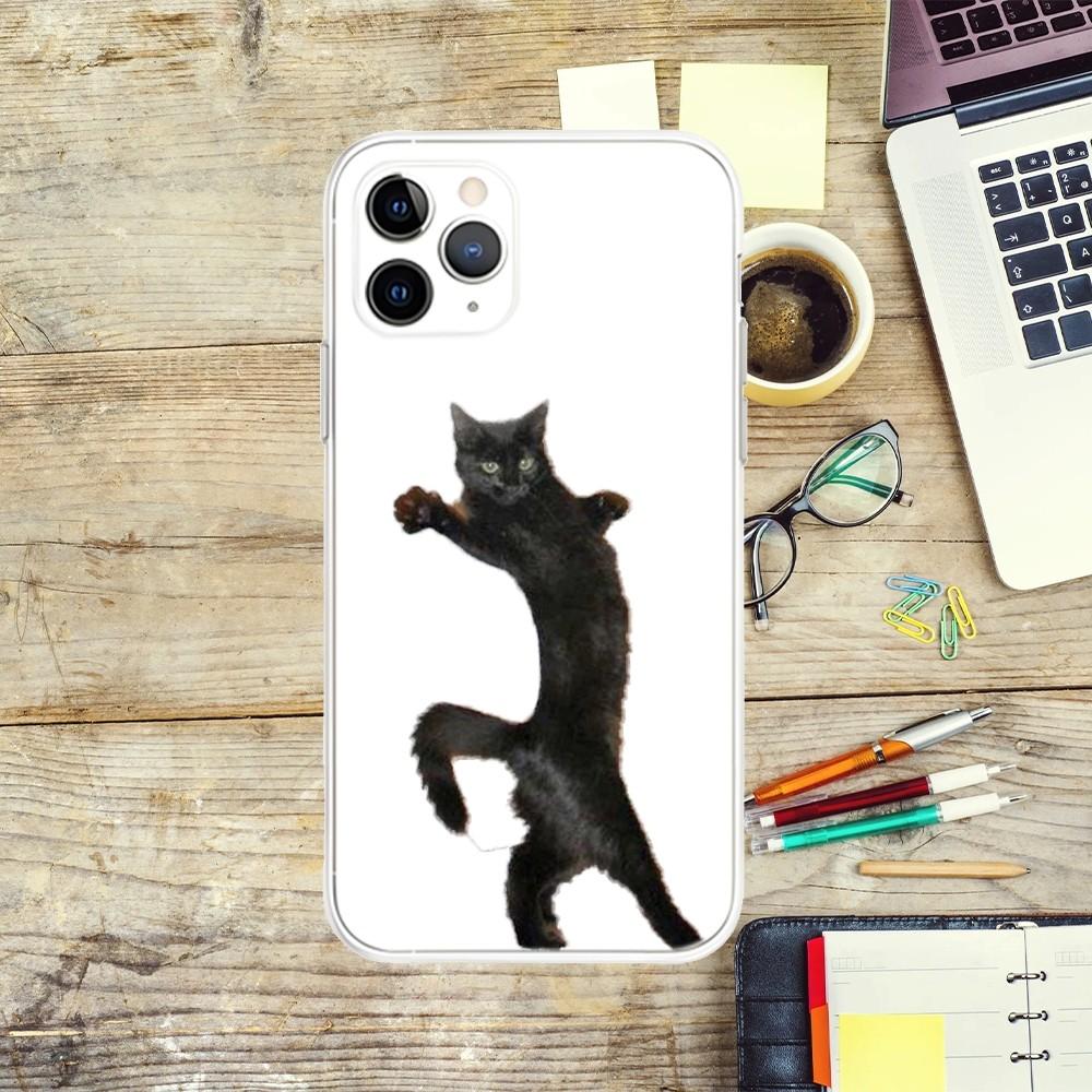Cute Funny Cat Dog Phone Case For iPhone Apple 15,14,13,12,Mini,11,Pro,Max,Plus,X,XR,XS,8,SE,2020,Plus Transparent Cover
