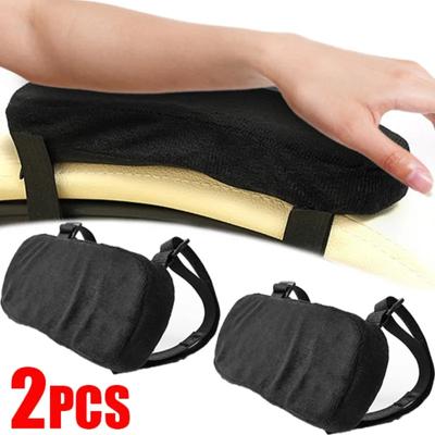 2-1 stuks Auto Armsteunkussen Zacht Memory Foam Handkussen voor Autostoel Elleboog Armsteun Ergonomisch Spons Kussen Interieuraccessoires