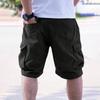 Men's Summer Multi-Pocket Cargo Shorts Men's Casual Fashion Color Loose Cargo Shorts